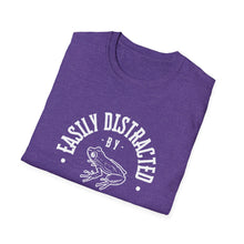 Load image into Gallery viewer, Easily Distracted by Frogs&quot; Softstyle T-Shirt
