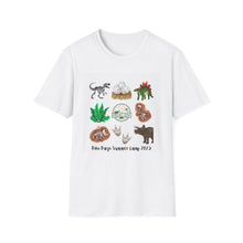 Load image into Gallery viewer, Dino Days Summer Camp T-Shirt, Cute Dinosaur Shirt, Kids Camping Tee, Unisex Jurassic Apparel, Fun Summer Outfit, Dinosaur Lover Gift
