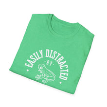 Load image into Gallery viewer, Easily Distracted by Frogs&quot; Softstyle T-Shirt
