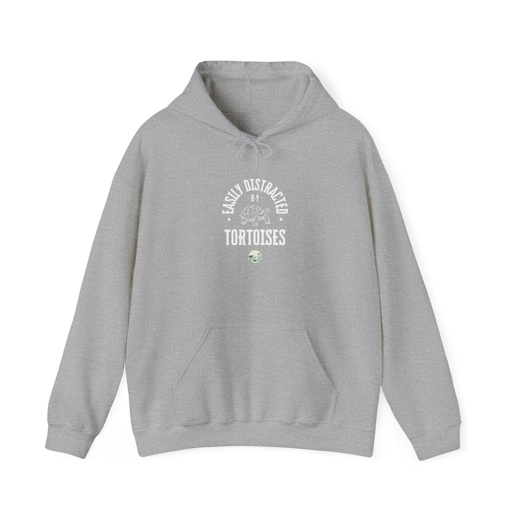 Easily Distracted by Tortoises Zoology Zone Hoodie