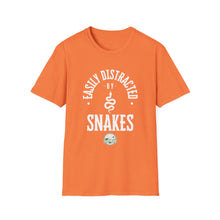 Load image into Gallery viewer, &quot;Easily Distracted by Snakes&quot; Softstyle T-Shirt
