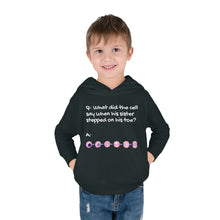 Load image into Gallery viewer, Toddler MY-TOE-SIS Hoodie!
