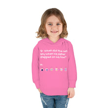 Load image into Gallery viewer, Toddler MY-TOE-SIS Hoodie!
