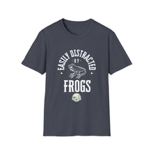 Load image into Gallery viewer, Easily Distracted by Frogs&quot; Softstyle T-Shirt

