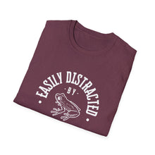 Load image into Gallery viewer, Easily Distracted by Frogs&quot; Softstyle T-Shirt
