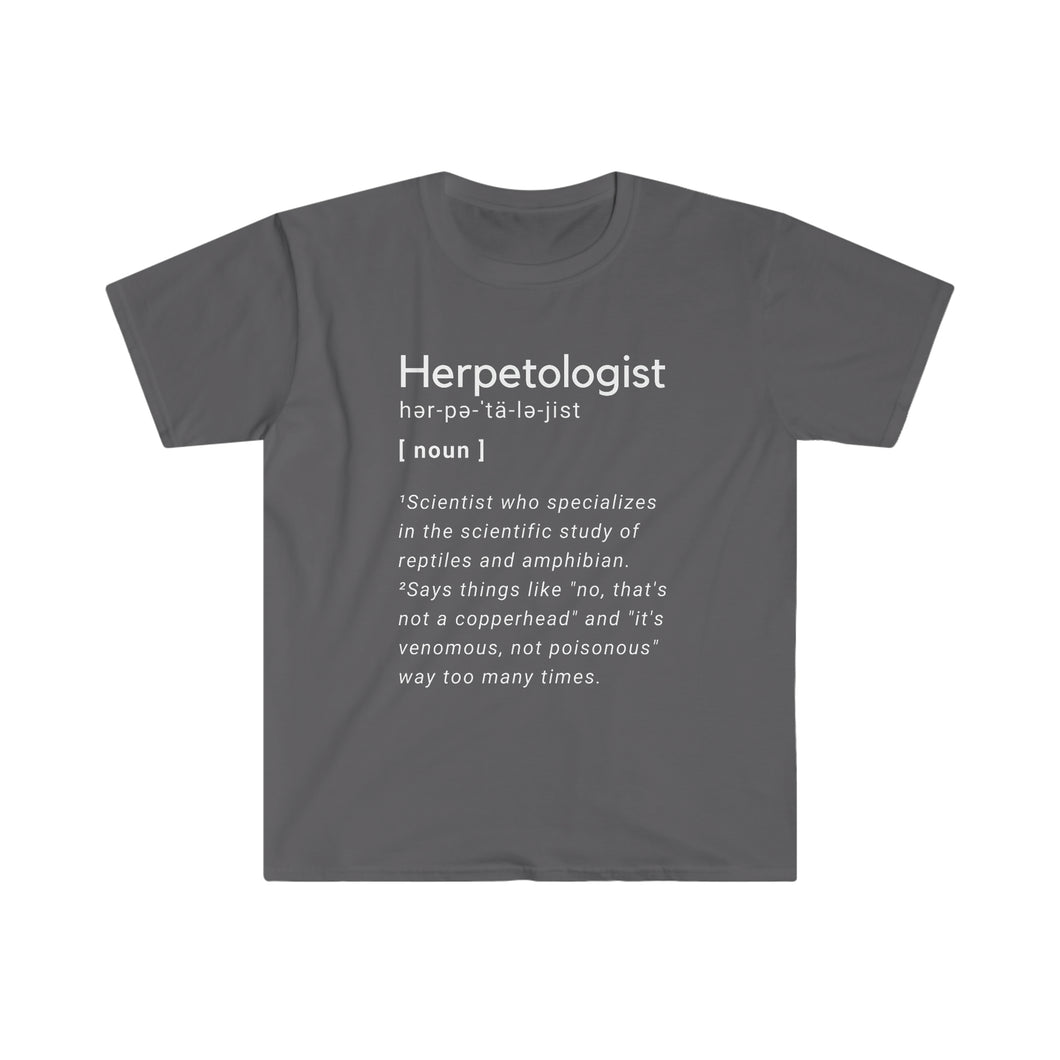 Zoology Zone Herpetologist Shirt