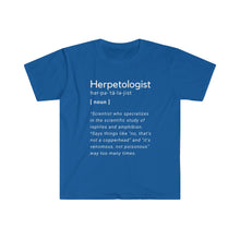 Load image into Gallery viewer, Zoology Zone Herpetologist Shirt
