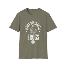 Load image into Gallery viewer, Easily Distracted by Frogs&quot; Softstyle T-Shirt
