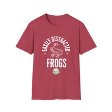 Load image into Gallery viewer, Easily Distracted by Frogs&quot; Softstyle T-Shirt
