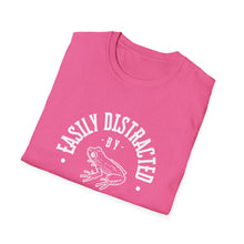 Load image into Gallery viewer, Easily Distracted by Frogs&quot; Softstyle T-Shirt
