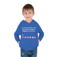 Load image into Gallery viewer, Toddler MY-TOE-SIS Hoodie!
