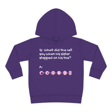 Load image into Gallery viewer, Toddler MY-TOE-SIS Hoodie!
