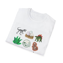 Load image into Gallery viewer, Dino Days Summer Camp T-Shirt, Cute Dinosaur Shirt, Kids Camping Tee, Unisex Jurassic Apparel, Fun Summer Outfit, Dinosaur Lover Gift
