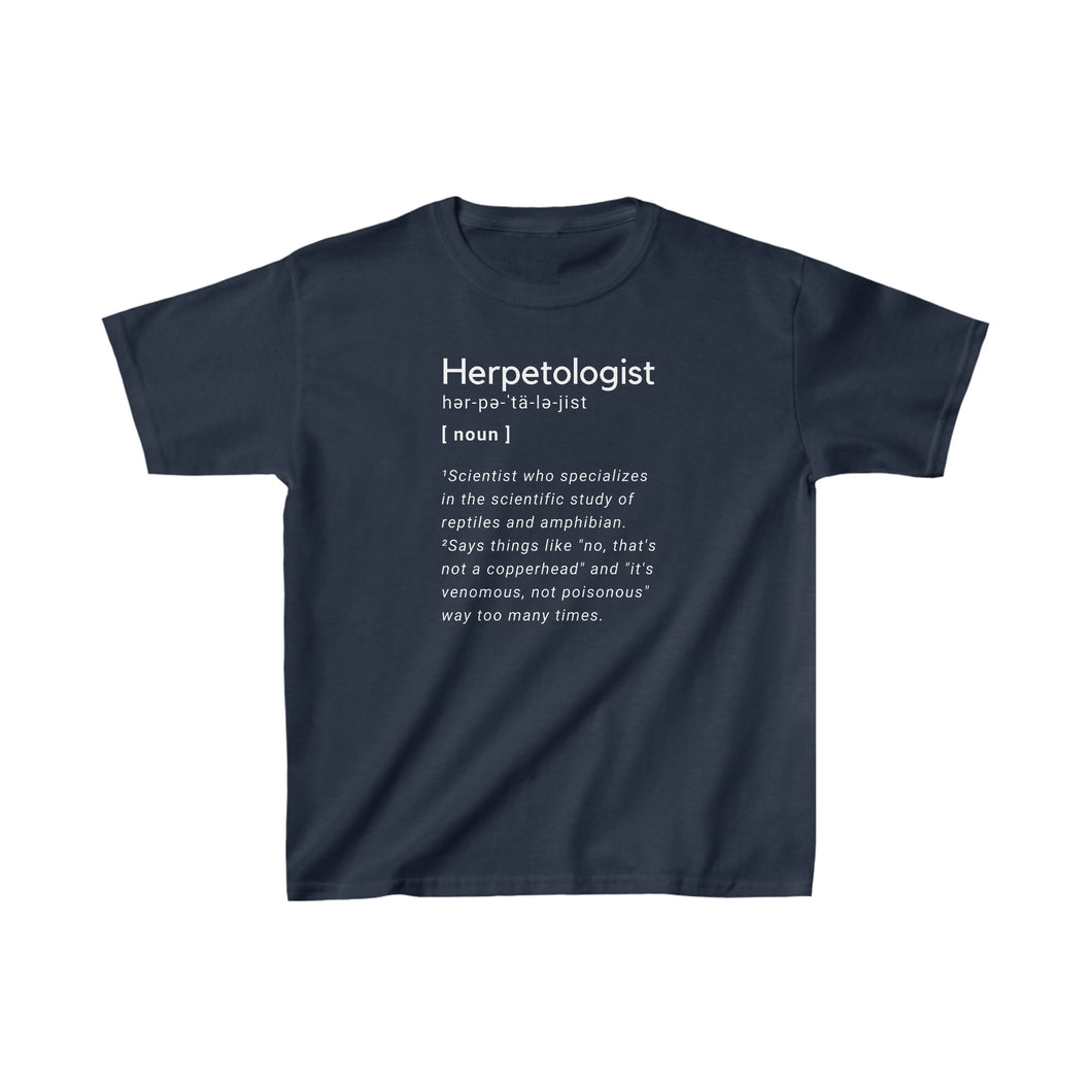 Zoology Zone Kids Herpetologist Tee