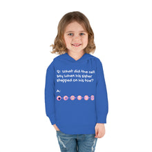 Load image into Gallery viewer, Toddler MY-TOE-SIS Hoodie!
