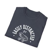 Load image into Gallery viewer, Easily Distracted by Frogs&quot; Softstyle T-Shirt
