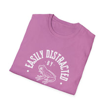 Load image into Gallery viewer, Easily Distracted by Frogs&quot; Softstyle T-Shirt
