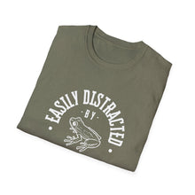 Load image into Gallery viewer, Easily Distracted by Frogs&quot; Softstyle T-Shirt
