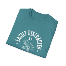 Load image into Gallery viewer, Easily Distracted by Frogs&quot; Softstyle T-Shirt
